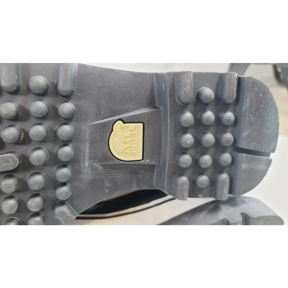 SOREL 1964 Pac Nylon Waterproof Snow Boots in Tabacco Black, sz 8.5